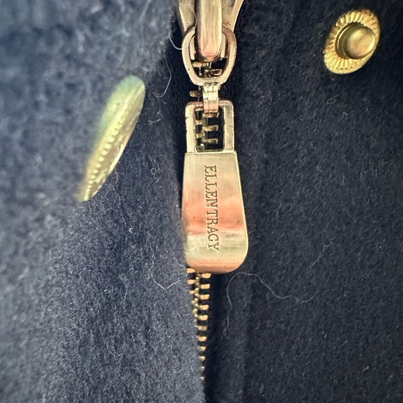 Ellen Tracy Women's Black Wool Coat - Picture 9 of 16